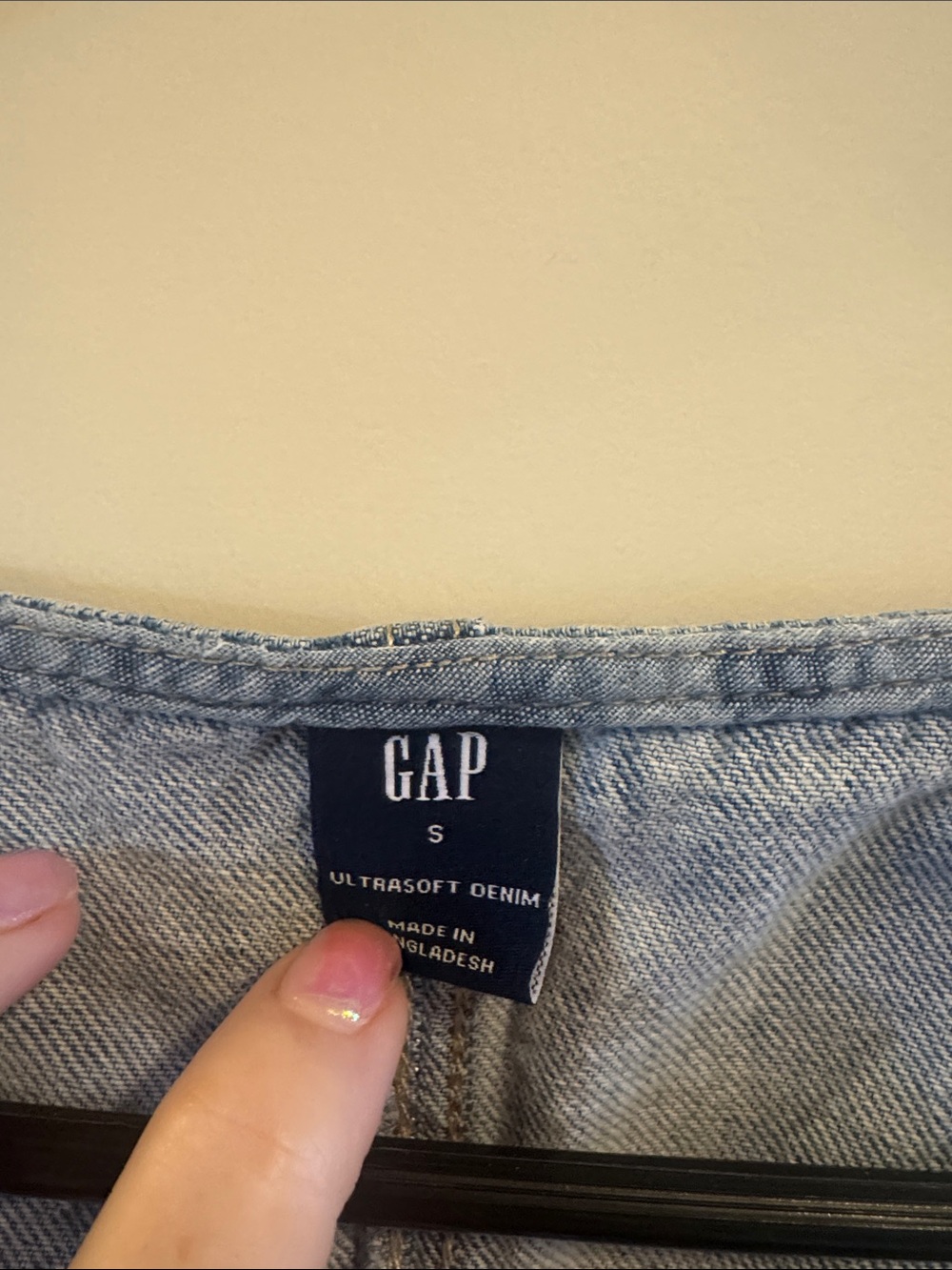 GAP Light Blue Tie-Dye Denim Tank Dress - Picture 2 of 5